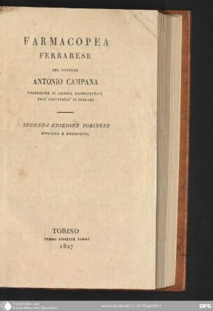 Farmacopea Ferrarese