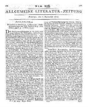Krug, W. T.: Fundamentalphilosophie. Züllichau, Freystadt: Dammann 1803