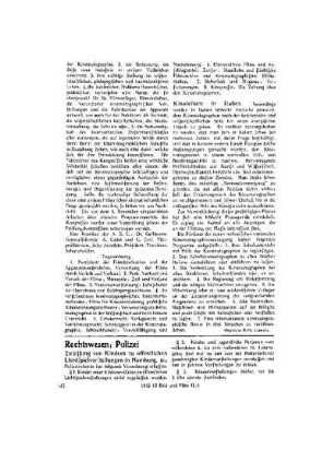 Rechtswesen; Polizei