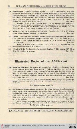 Illustrated Books of the XVI. cent. (No. 480 - 503a)