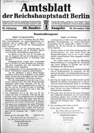 1942,46: 46. Sonder-Ausgabe, 30. November 1942