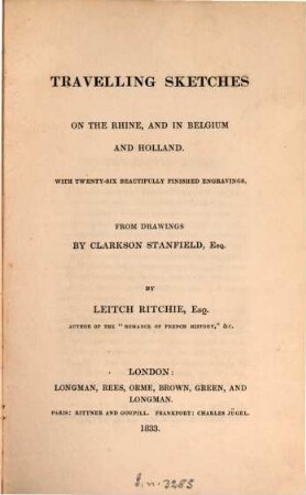 Heath's picturesque annual. 1833