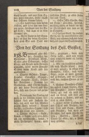 Von der Sendung des Heil. Geistes.