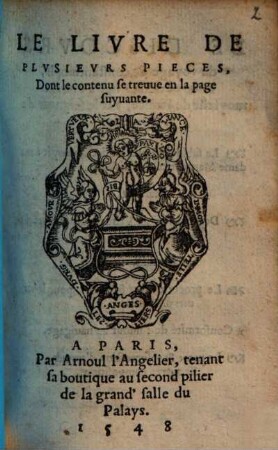 Le livre de plusieurs pièces
