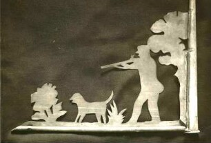Heimatmuseum, Wirtshausschild, Schmiedeeisen