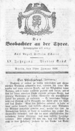 4. Stück, 21. Januar 1856