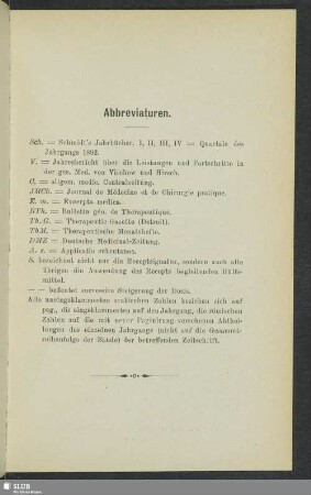 Abbreviaturen