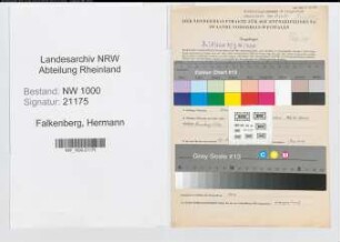 Entnazifizierung Hermann Falkenberg, geb. 16.02.1902 (Beamter)