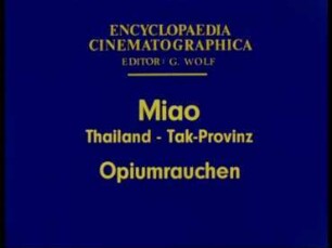 Miao (Thailand, Tak-Provinz) - Opiumrauchen