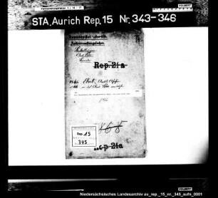 Die Versetzung des Amtsassessors Ebert von Leer nach Lehe