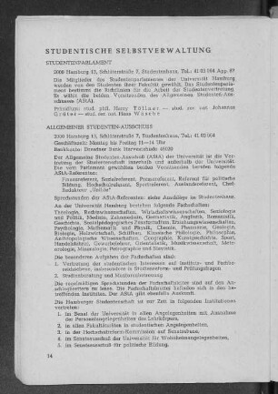 Studentische Selbstverwaltung