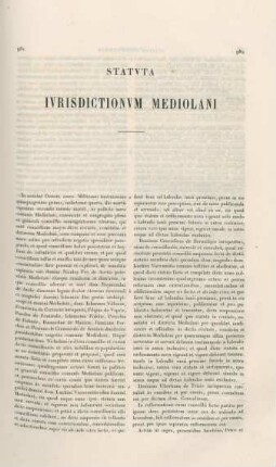 Statuta iurisdictionum mediolani