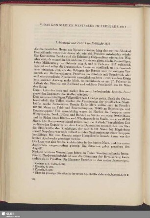 V. Das Königreich Westfalen Im Frühjahr 1813
