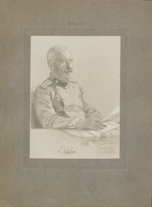 [Bildnis Rudolf von Valentini]