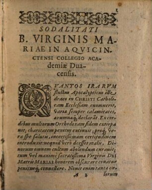 De Vita Et Lavdibus Deiparae Mariae Virginis, Meditationes Qvinqvaginta
