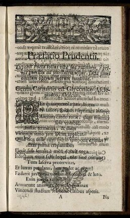 Præfatio Prudentii.