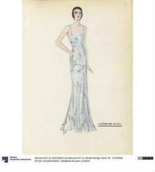 Abendkleid von Bernard et C.ie, Modell Mirage