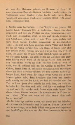6. Bardos letzte Lebenstage.