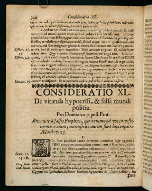 322-330, Consideratio XL.