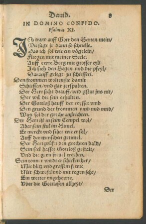 Psalmus XI. - Psalmus XX.