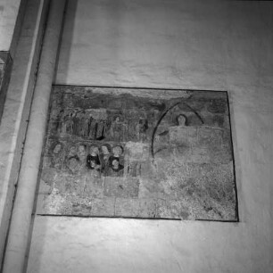 Wandgemälde im Chor, Ócsa, Ungarn