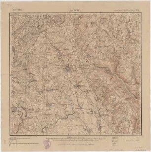 Section Landwüst aus: Topographische Karte (Meßtischblätter) Sachsen