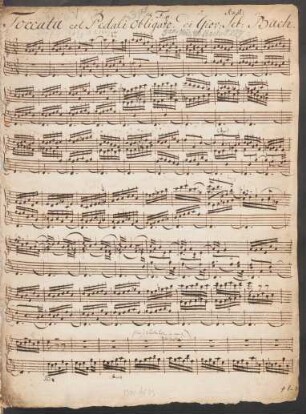 Tokkaten und Fugen. Auszüge; org; F-Dur; BWV 540