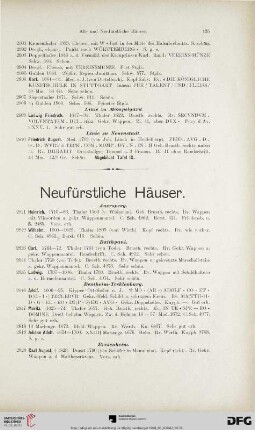 Neufürstliche Häuser (Nr. 2811-3103)