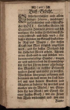 Buß-Gebeht.