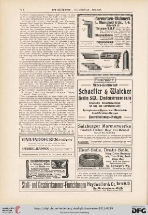 [Rezension von: Weisbach und Mackowsky, Das Arbeiterwohnhaus]