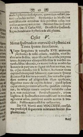 Casus V. - Casus VI.