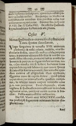 Casus V. - Casus VI.