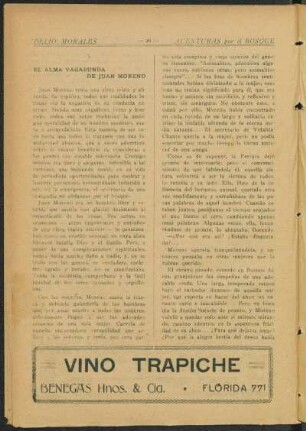V - El alma vagabunda de Juan Moreno
