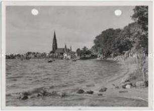 Schleswig, Blick von Holm auf den Dom St. Petri