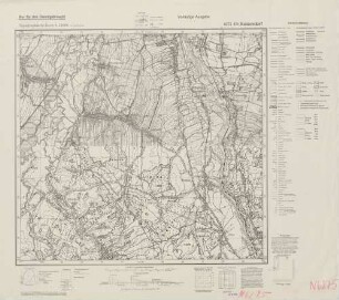 6275 Gr. Kunzendorf, Topographische Karte 1:25000 (4cm - Karte)