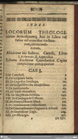 Index Locorum Theologicorum Articulorumq ...