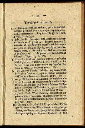 Theologici in quarto.