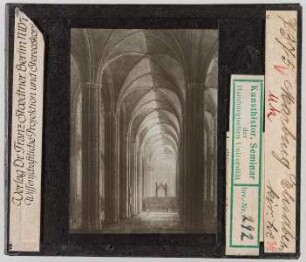 Marburg: St. Elisabeth, Innenraum nach Osten (Stoedtner-Nr. 7375)
