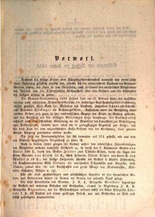 Jahresbericht über die Krippen- oder Säuglings-Bewahranstalten in München, 4. 1858