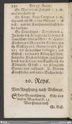 26. Reys. Von Augspurg nach Wißmar