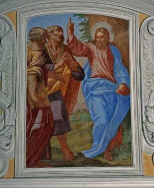 Drei Fresken zur Legende des heiligen Andreas — Die Berufung der Apostel Petrus und Andreas (?)