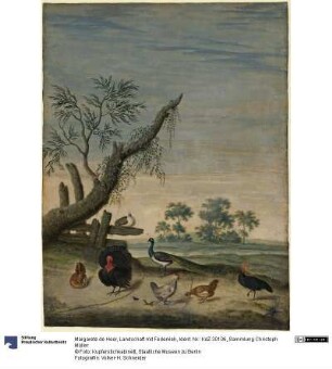 Landschaft mit Federvieh