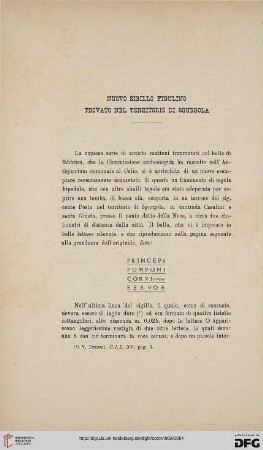 36: Nuovo sigillo figulino trovato nel territorio di Sgurgola