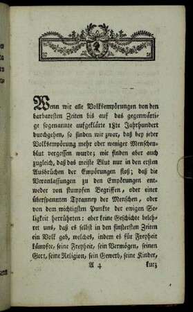 [Kurze Geschichte der franzoesischen Volksempoerung und ihrer ausgeuebten Greuel- und Mordthaten]