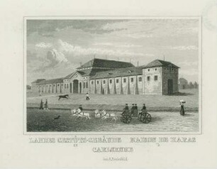Landes Gestüts-Gebäude in Carlsruhe - Maison de Haras à Carlsruhe