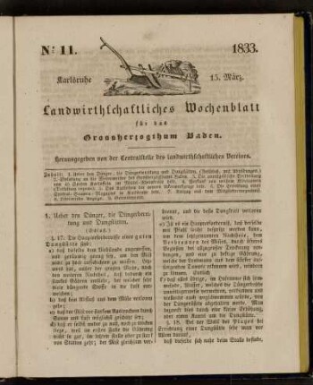 No 11. 15. März. 1833
