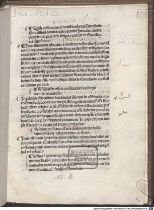 Regulae cancellariae apostolicae : Rom, 1487.09.06
