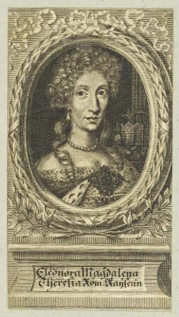 Bildnis des Eleonora Magdalena Theresia Röm. Kaiserin