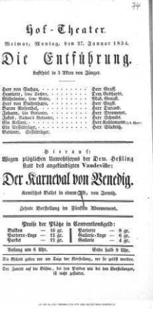 Der Karneval von Venedig