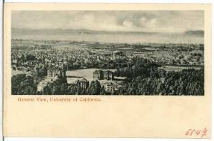 Kalifornien. General View of University of California
